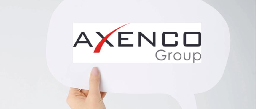 bulle avec logo Axenco